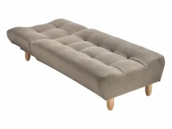 Online Vente-unique Chaise longue clic-clac ESTEBAN de tejido color Topo