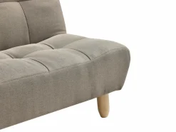 Online Vente-unique Chaise longue clic-clac ESTEBAN de tejido color Topo