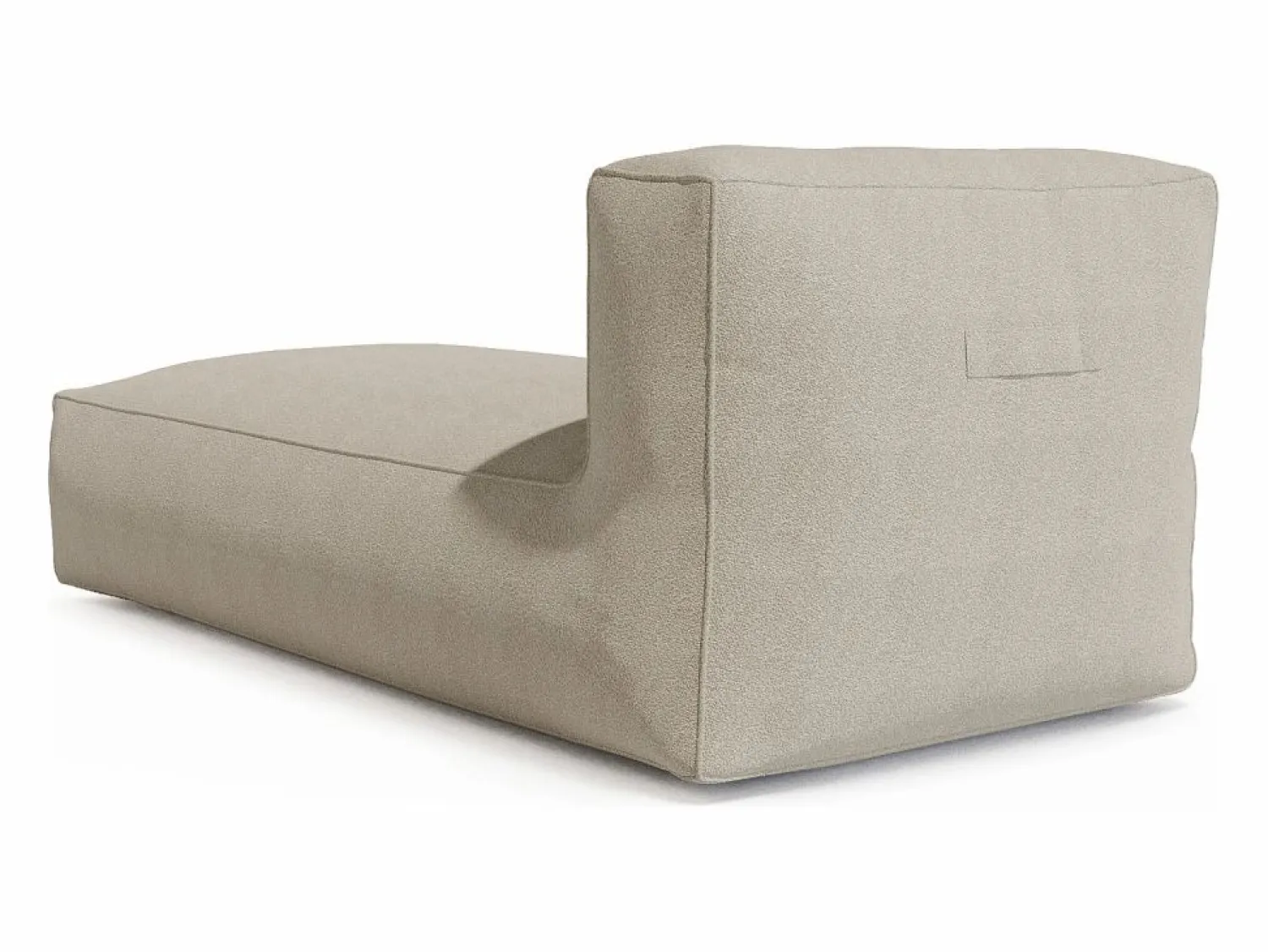 Discount Chaise longue de jardín en tela bouclé - - NOUMARA de Salones De Jardín