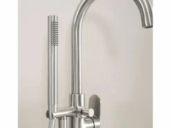 Essebagno Charme II columna de suelo mecánica para bañera isla Acabado inox