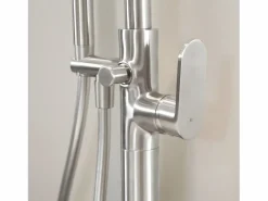 Essebagno Charme II columna de suelo mecánica para bañera isla Acabado inox