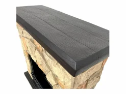 Sale Chimenea de bioetanol Belluno, biochimenea de pie, efecto piedra artificial, L105xP38xH100 Chimenea|Chimenea