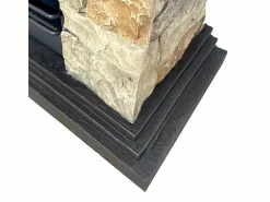Sale Chimenea de bioetanol Belluno, biochimenea de pie, efecto piedra artificial, L105xP38xH100 Chimenea|Chimenea