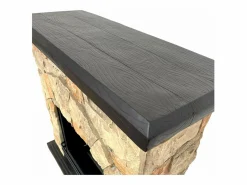 Best Chimenea de bioetanol Biochimenea de suelo Belluno efecto piedra artificial L105xD38xH100 Multicolor