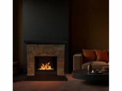 Best Chimenea de bioetanol Biochimenea de suelo Belluno efecto piedra artificial L105xD38xH100 Multicolor