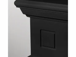 New Chimenea de bioetanol biochimenea de suelo Cambridge en madera 110x37x102h Negro
