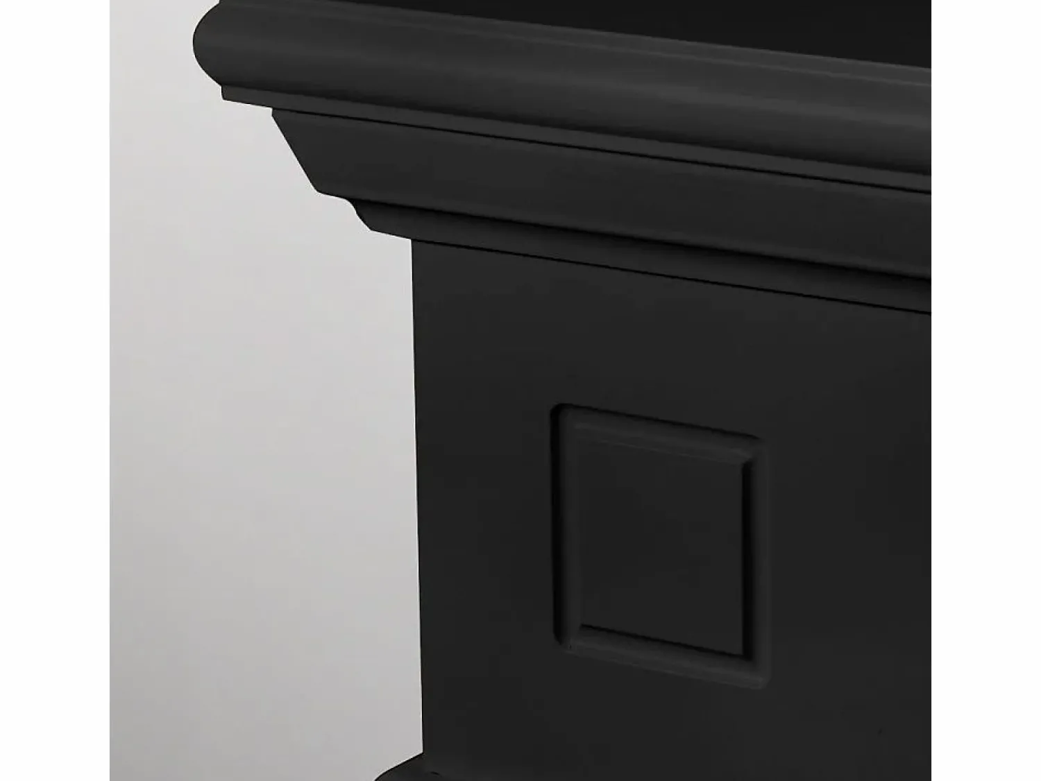 New Chimenea de bioetanol biochimenea de suelo Cambridge en madera 110x37x102h Negro