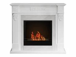 Chimenea de bioetanol biochimenea de suelo TRUMAN Efecto mármol L121 x P38 x H108