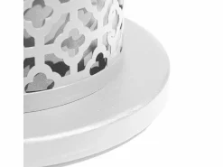 Sale Chimenea de bioetanol blanca TOLOSA, biochimenea de sobremesa, D20 x H49,5, para interior y exterior Chimenea|Chimenea