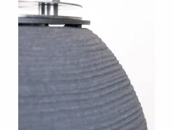 Online Chimenea de bioetanol, brasero de jardín, de pie, para uso interior y exterior, hierro fundido BOTTICELLI, gris, 40 x 54 cm. Plateado