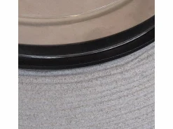 Hot Chimenea de bioetanol, brasero de jardín, de pie, para uso interior y exterior, BOTTICELLI Corda , d.40 x h.54 Beige