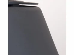New Chimenea de bioetanol brasero de suelo de jardín para interior y exterior STROMBOLI Antracita d.60 x h56 Negro