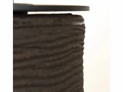 Hot Chimenea de bioetanol brasero de suelo para jardín para interior y exterior RAFFAELLO Terra Marrone d.35 x h55 Brasero