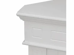 Best Chimenea de bioetanol de esquina blanca FORD, biochimenea independiente, L110 x P63 x H102 Blanco
