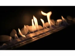 New Chimenea de bioetanol de pared Siena Black (largo 90 x fondo 12 x alto 40 cm) Negro