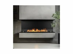 Chimenea de bioetanol empotrada Biochimenea trifacial con 3 lados abiertos 120x50 TREVI 120