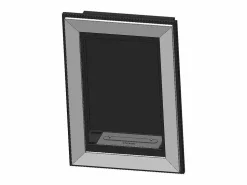 Chimenea de bioetanol empotrada Frame 550 SimpleFire con cristal - mate