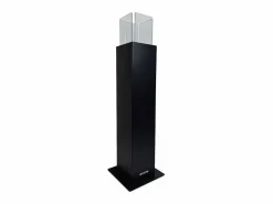 Best Chimenea de bioetanol para jardín y exterior Capri 110 negra Brasero