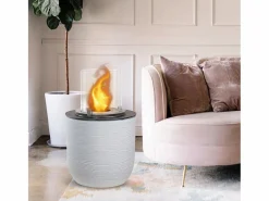 Chimenea de bioetanol para suelo de jardín, interior y exterior RAFFAELLO Perla d.35 x h55