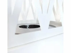 Hot Chimenea de bioetanol para jardín exterior Vulcano 40x40x145 Brasero