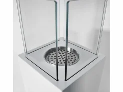 Online Chimenea de bioetanol para jardín y exterior Capri 110 blanca Blanco