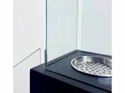 Chimenea de bioetanol para jardín y exterior Capri 70 negra