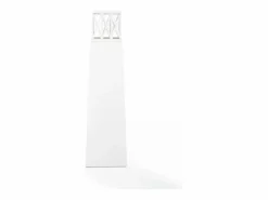 Chimenea de jardín de bioetanol para exterior Vulcano White 40x40x145