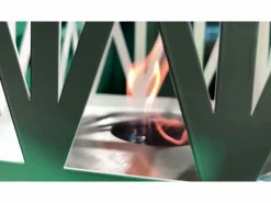 Online Chimenea de jardín de bioetanol para exterior Vulcano Nero 40x40x145 mm Chimenea|Chimenea