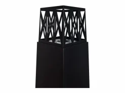 Online Chimenea de jardín de bioetanol para exterior Vulcano Nero 40x40x145 mm Chimenea|Chimenea