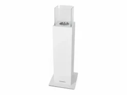 Chimenea de jardín de bioetanol para exterior Capri 70 White Chimenea|Chimenea