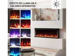 Chimenea eléctrica BALDERIA Orson 50 - Chimenea empotrable -