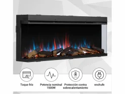 Online Chimenea eléctrica BALDERIA Athena smart 52 - Chimenea empotrable - Negro