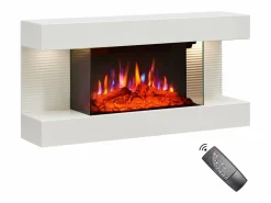 Chimenea eléctrica BALDERIA Ida ñ Chimenea de pared -