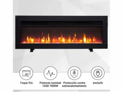 New Chimenea eléctrica BALDERIA Agnes 36 - Chimenea de pie, de pared o empotrable - Chimenea|Chimenea