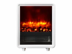 Clearance Chimenea eléctrica BALDERIA George - Estufa eléctrica, calefacción 2000 W - Blanco