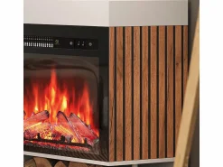 Vicco Chimenea eléctrica 100x73x80 lynea