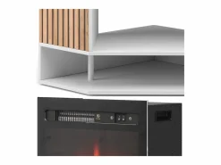 Vicco Chimenea eléctrica 100x73x80 lynea