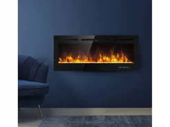 Sale Chimenea eléctrica de pared CHICAGO L101,6 x D14 x H54,6 Chimenea|Chimenea