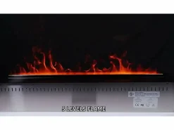 Outlet Chimenea eléctrica de vapor de agua con quemador incorporado 3D APP 100 PRO-LINE Gris