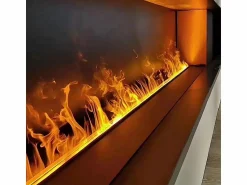 Outlet Chimenea eléctrica de vapor de agua con quemador incorporado 3D APP 100 PRO-LINE Gris