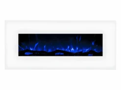Online Chimenea eléctrica LALITA - Ancho 110 x Prof. 14 x Alt. 49 cm - Chimenea|Chimenea