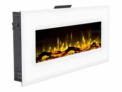 Online Chimenea eléctrica LALITA - Ancho 110 x Prof. 14 x Alt. 49 cm - Chimenea|Chimenea
