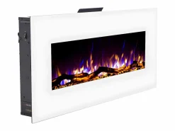 Online Chimenea eléctrica LALITA - Ancho 110 x Prof. 14 x Alt. 49 cm - Chimenea|Chimenea