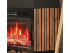 Online Vicco Chimenea eléctrica 100x73x80 lynea Negro
