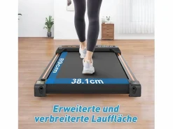 Cinta de correr compacta y portátil 2 en 1 para casa o oficina con pantalla LED para caminar, correr y trotar, capacidad de 120 kg (111 x 49 x 10,5 cm)