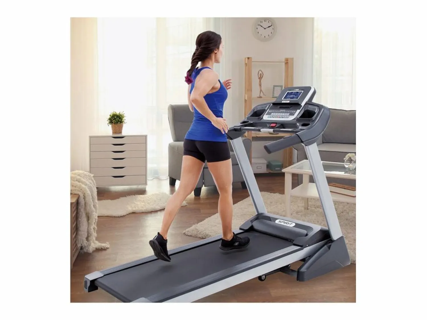 Discount Cinta de correr motorizada XT285 19Km/h - Spirit Fitness Negro