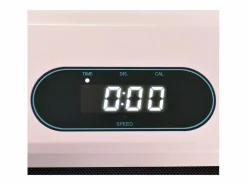 Cinta de correr plegable 2 en 1, control remoto, 1-6 km/h, pantalla LED, altavoz Bluetooth, soporte para teléfono, metal (130 x 58 x 13 cm)