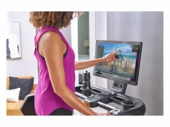Cinta de correr plegable conectada - Modelo STRIDE 8S-22 - ECHELON - Hogar/Apartamento - Pantalla giratoria HD de 22 pulgadas