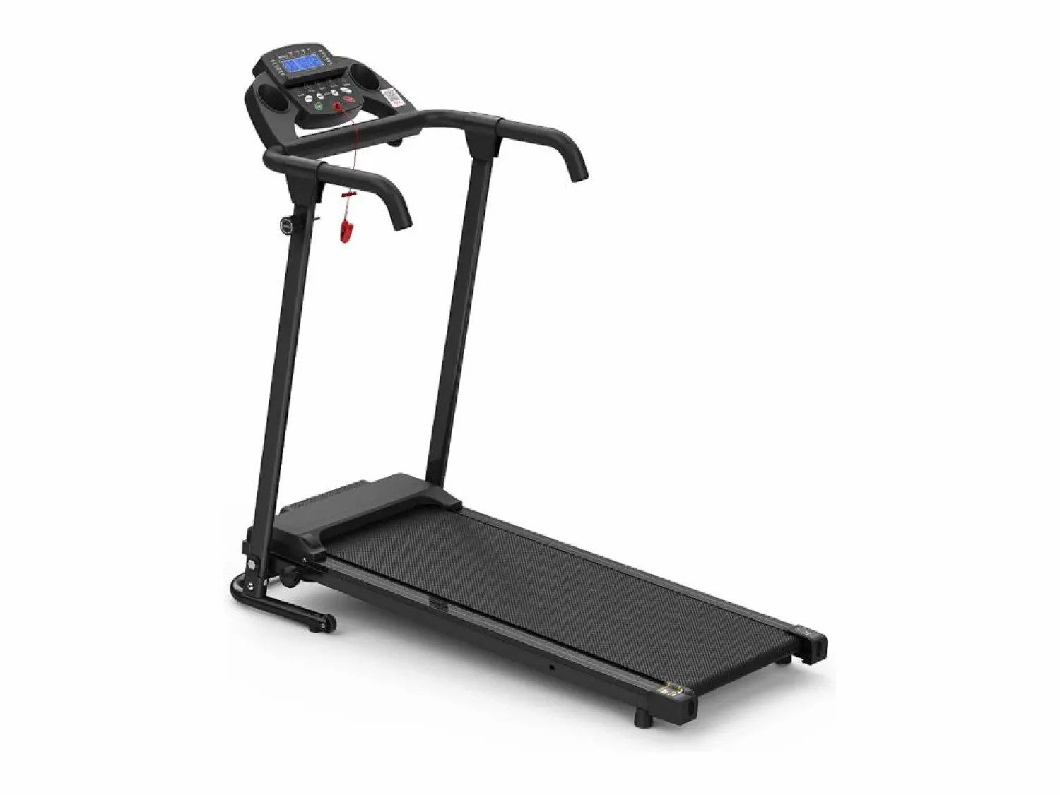Online Cinta de correr plegable 2 en 1 con 12 modos, LED y app, hasta 12 km/h, 120 kg (121x63x107 cm)