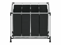 New Clasificador de ropa con 4 bolsas grises Cesto De Ropa